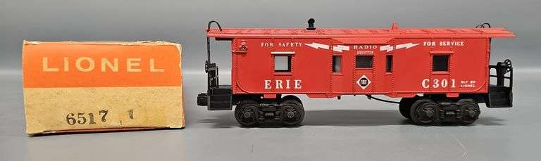 Lionel 6517-75 Erie C301 Bay Window Caboose in Original Box image