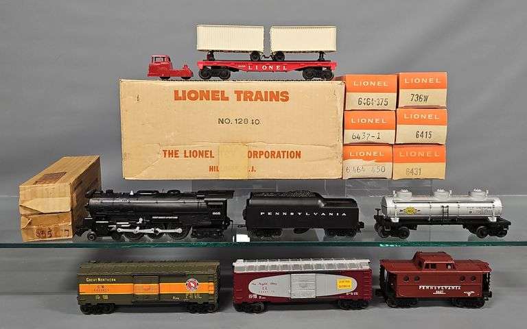 Minty Unrun Lionel Postwar O 12840 Steam Freight Set image