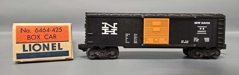 Unrun Lionel Postwar O 6464-425 New Haven Box Car in Original Box image