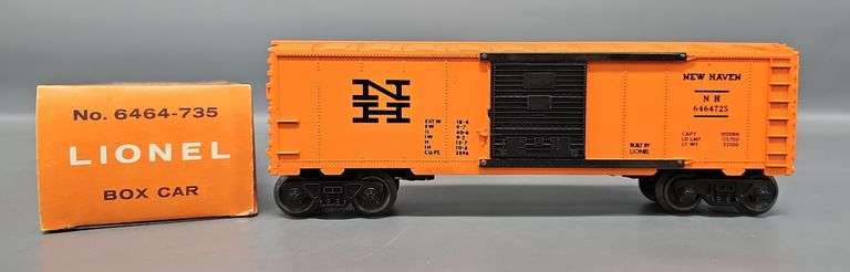 Unrun Lionel Postwar O New Haven 6464-4725 Boxcar in Original Box image