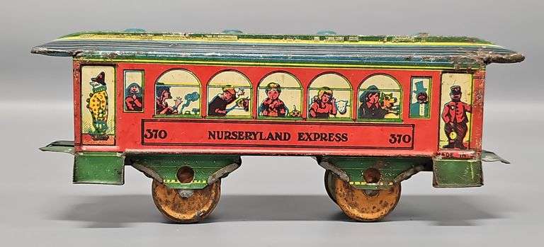 Mohawk Toys Nurseryland Express Tin Lithographed Train Car image