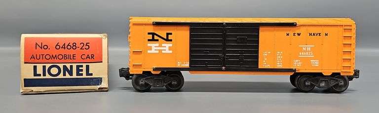 Lionel Postwar O 6468-25 New Haven Automobile Car in Original Box image