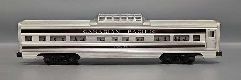 Lionel Postwar O 2552 Canadian Pacific Skyline 500 Vista Dome Passenger Car image