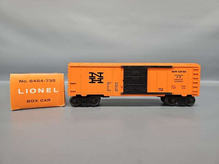 Unrun Lionel Postwar O New Haven 6464-4725 Boxcar in Original Box image