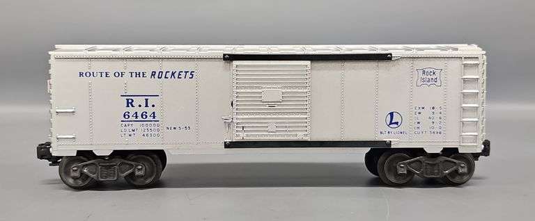 Mint Unrun Lionel 6464-175 Rock Island Box Car in Original Box image