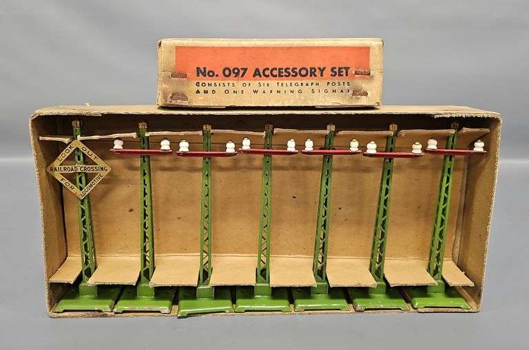 Lionel Prewar O Gauge 097 Accessory Set in Original Box image