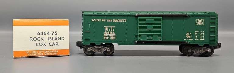 Lionel 6464-75 Rock Island Box Car with Original Box image