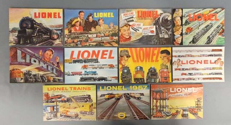 Superb Collection of Eleven High Grade Lionel Trains Consumer Catalogs image