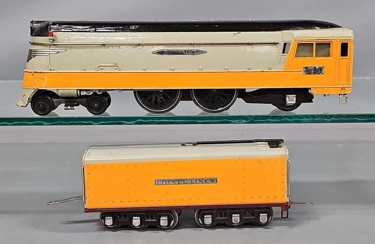 Lionel Prewar O Gauge 250E Hiawatha Die Cast Steam Locomotive with 250W Tender image