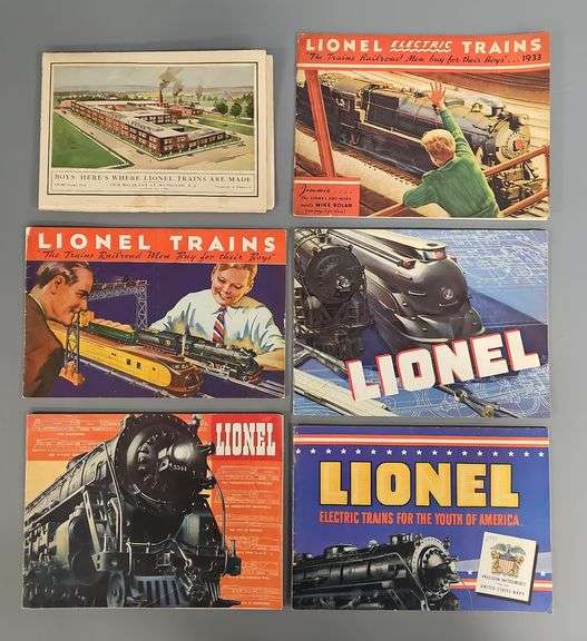 Six Original Lionel Prewar Consumer Catalogs image