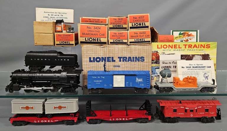 Gorgeous Boxed Lionel Postwar O 2265WS Steam Freight Set image