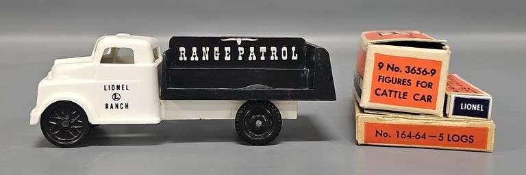 Neat Group of Lionel Separate Sale Items and Pyro Range Patrol Truck image