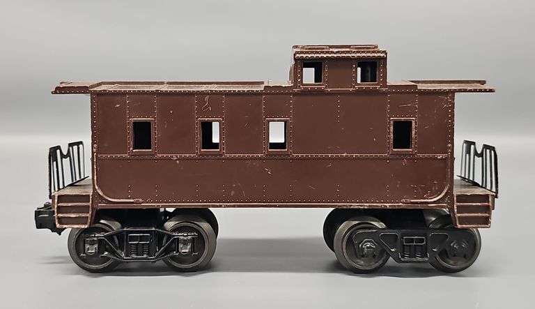 Lionel Postwar O Unlettered 6167 Brown Caboose image