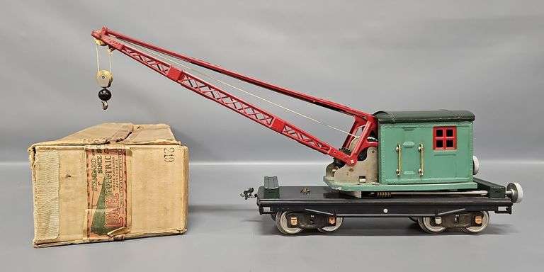 Lionel Prewar Standard Gauge 219 Derrick Crane in Original Box image
