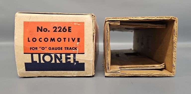 Lionel Prewar O Gauge 226E Locomotive Original Box and Insert image