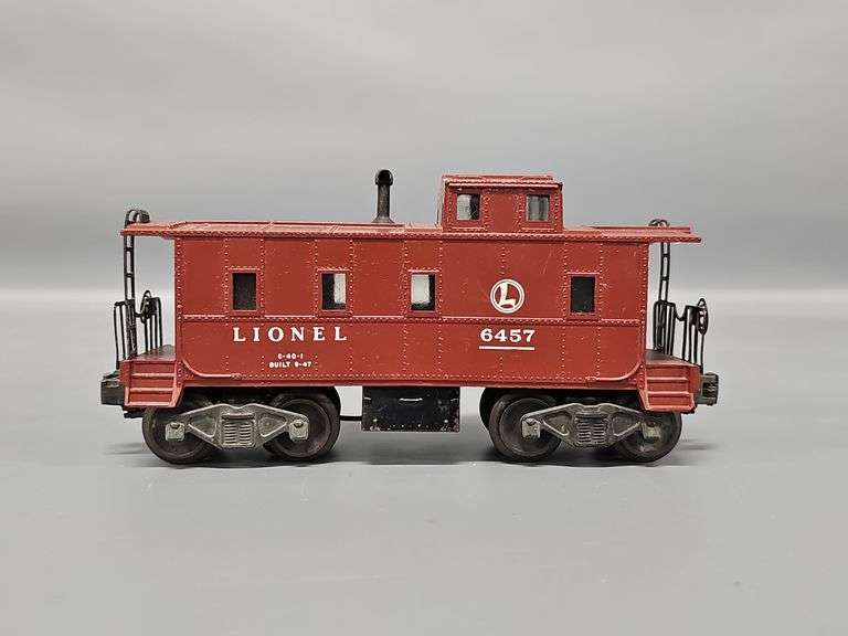 Factory Error Lionel Postwar O 6457 Caboose STAMPED ONE SIDE ONLY image