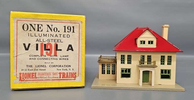 Lionel Prewar 191 Illuminated Villa in Original Box image