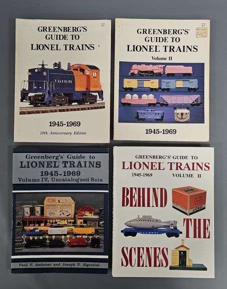 Four Greenberg's Guide to Lionel Trains 1945-1969 image
