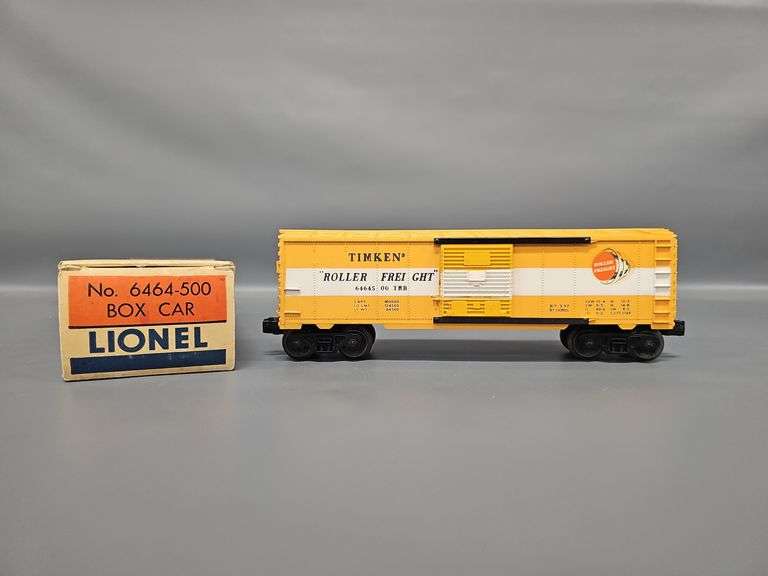 Lionel Postwar O 6464-500 Timken Box Car in Original Box image
