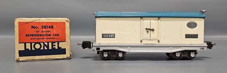 Lionel Prewar O Gauge 2814R O Gauge Refrigerator Car in Original Box image