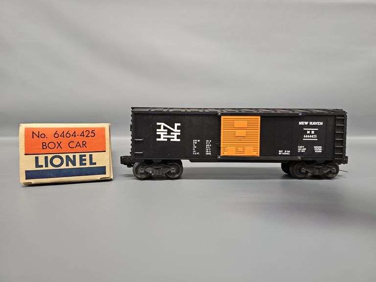 Unrun Lionel Postwar O 6464-425 New Haven Box Car in Original Box image