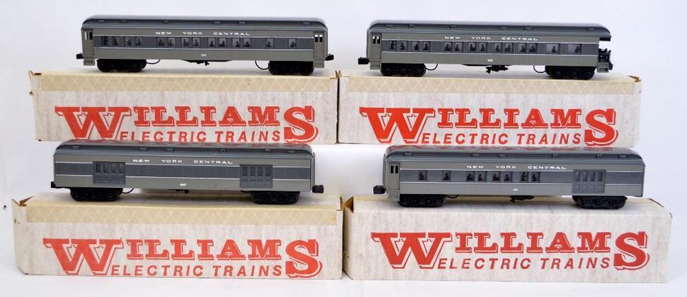 Four Williams O gauge New York Central Madison car set in master carton