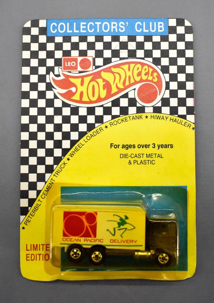 India Leo Mattel Hot Wheels Collectors Club Black Hiway Hauler OP carded