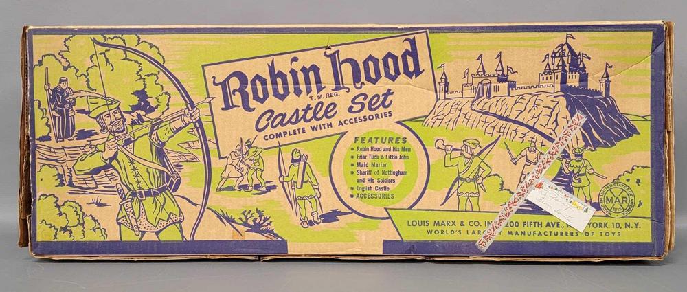 Marx Series 1000 No. 4724 Robin Hood Castle Set in original box