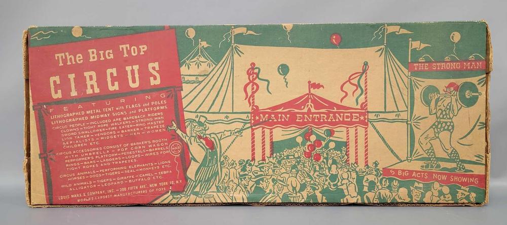Unused Marx The Big Top Circus No. 4319 play set