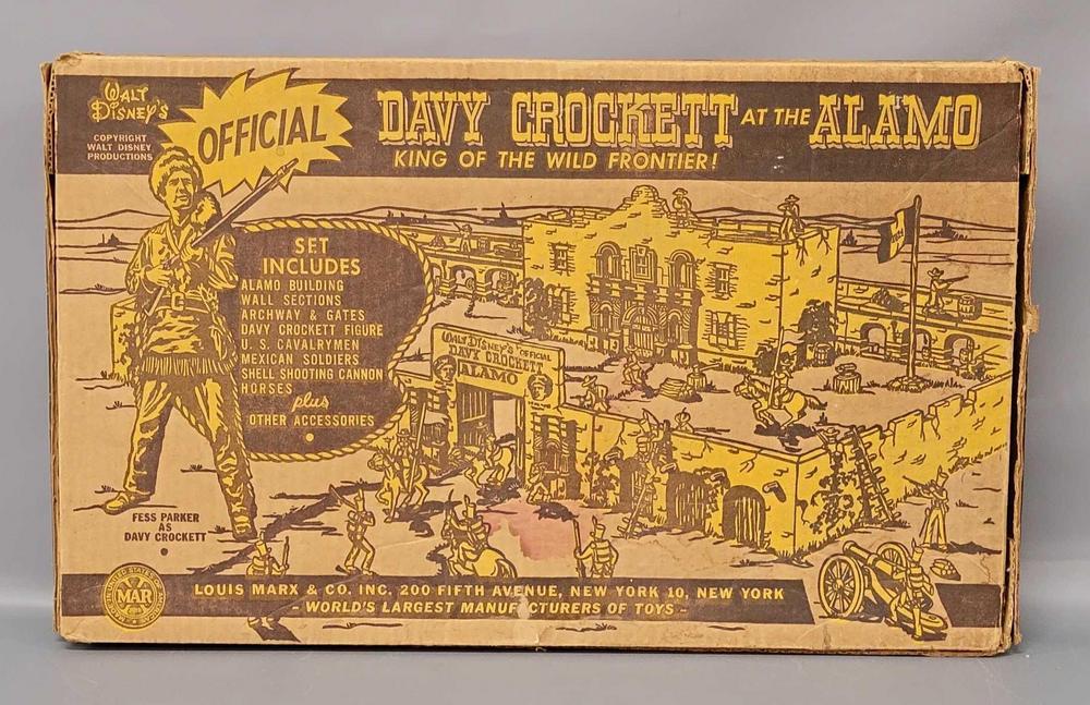 Marx 3544 Walt Disney's official Davy Crockett at the Alamo in original box
