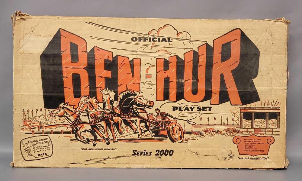 Marx Series 2000 Official Ben-Hur Playset No. 4702 in original box