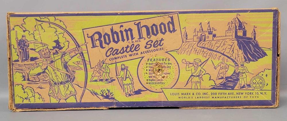 Marx No. 4718 Robin Hood Castle Set complete in original box