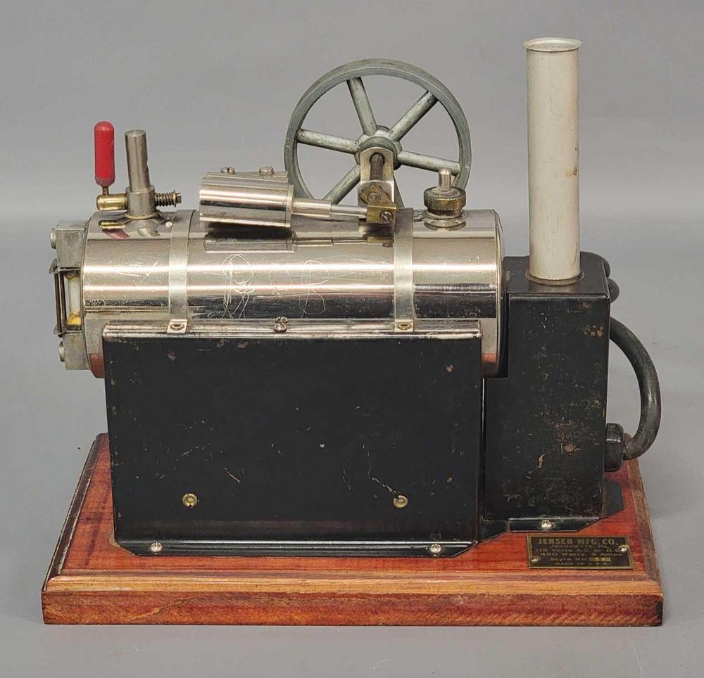 Jensen Mfg. Style 35 steam engine 115v A.C or D.C. 450w 4a