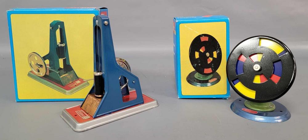 Wilesco M62 Fallhammer and M54 Colour Combination Wheel in original boxes