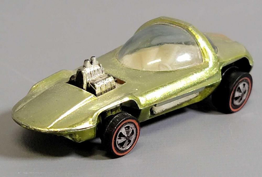 Hot Wheels Redline faded lime US Silhouette