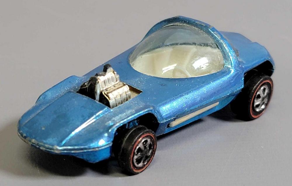 Hot Wheels Redline windex blue US Silhouette