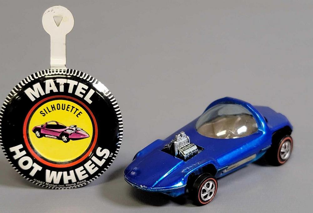 Hot Wheels Redline US blue Silhouette
