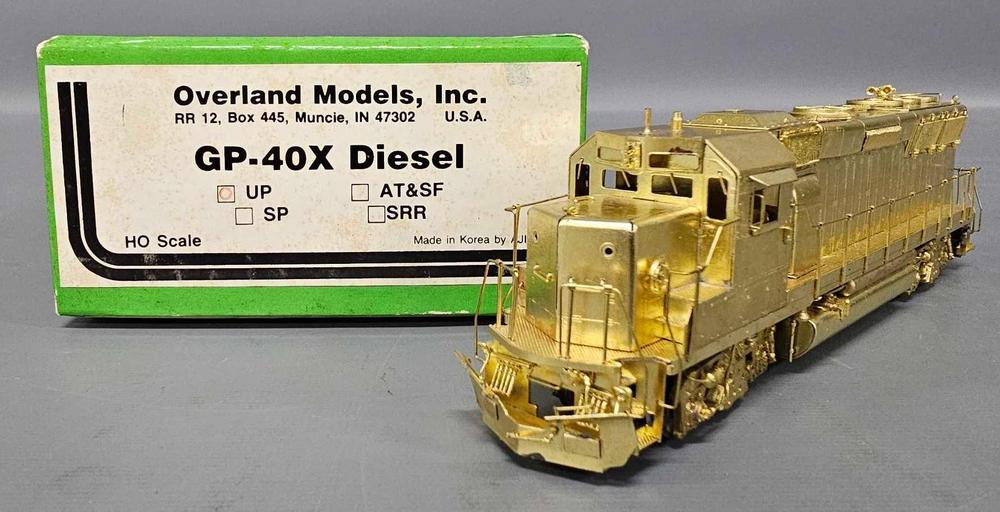 OMI Overland HO brass Union Pacific GP-40X diesel locomotive in original box