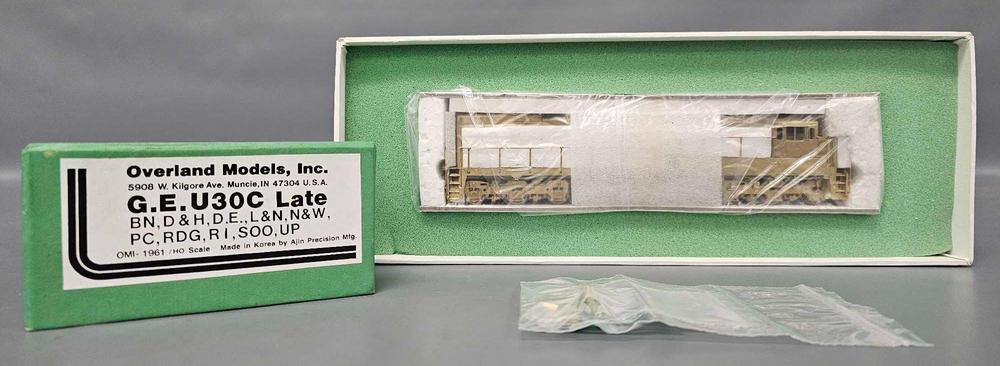 OMI Overland HO brass GE U30C Early diesel locomotive in original box 1961