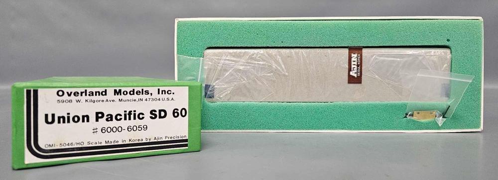 Mint OMI Overland HO brass Union Pacific SD 60 diesel locomotive in original box 5046
