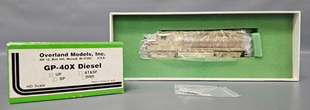 OMI Overland HO brass Union Pacific GP-40X diesel locomotive in original box