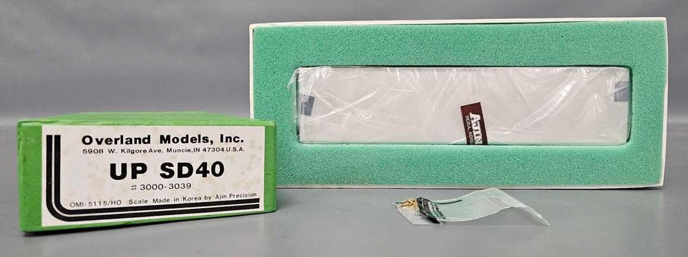 Mint OMI Overland HO brass Union Pacific SD40 diesel locomotive in original box 5115