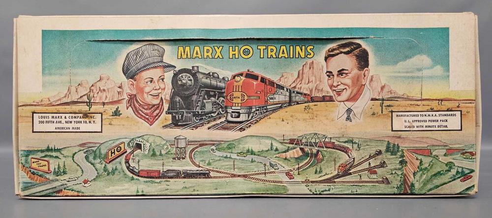 Vintage Marx HO diesel freight set in original box 63452