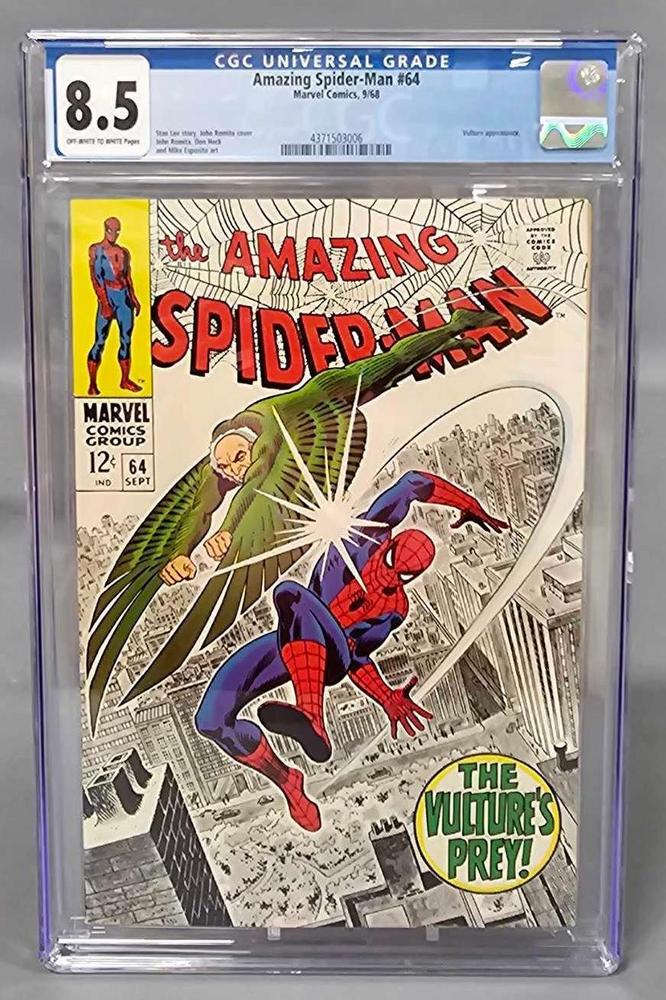 Amazing Spiderman 64 CGC 8.5