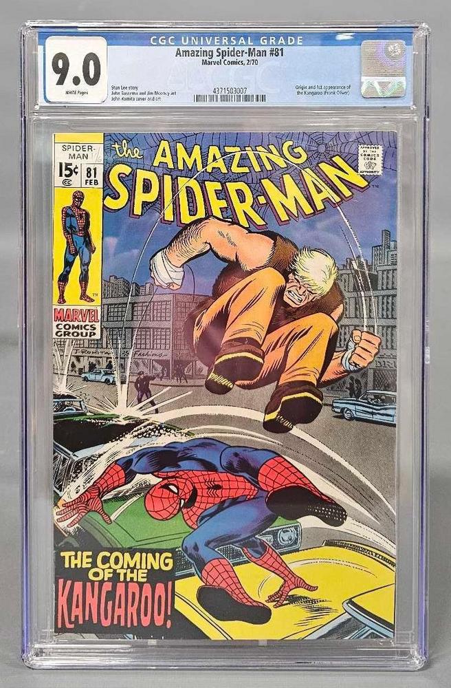 Amazing Spiderman 81 CGC 9.0 1st Kangaroo