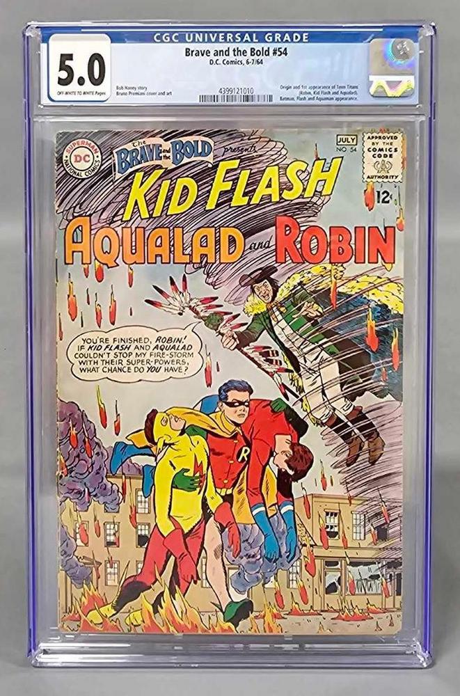 Brave and the Bold 54 CGC 5.0 1st Teen Titans