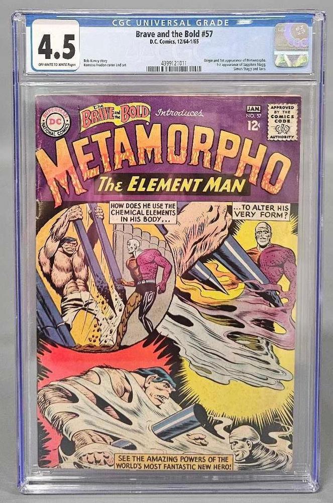 Brave and the Bold 57 CGC 4.5 1st Metamorpho