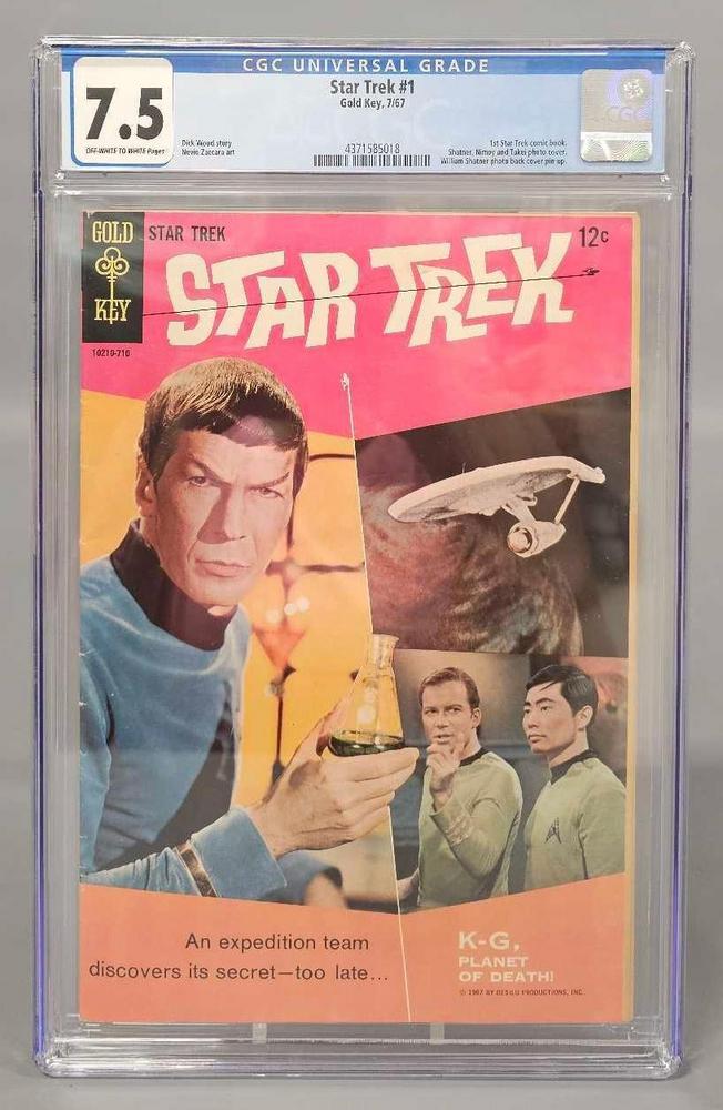 Star Trek 1 CGC 7.5 Gold Key