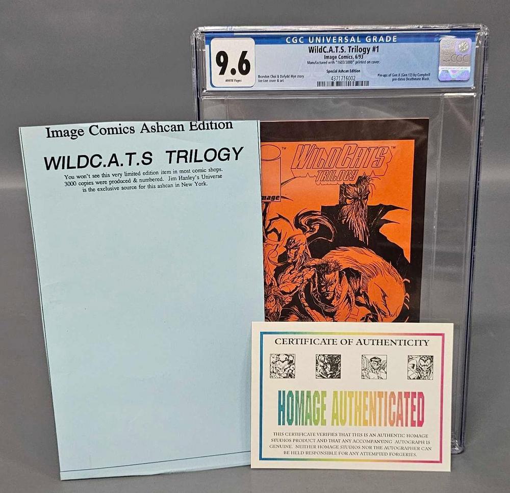 Wildcats Trilogy 1 Ashcan CGC 9.6