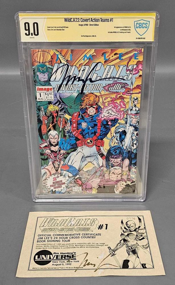 Wildcats 1 CBCS 9.0 signed by Jim Lee